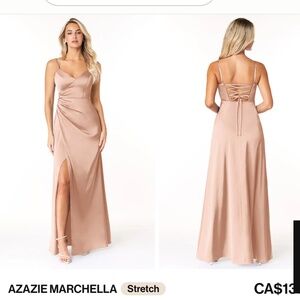 Azazie Marcella rose gold